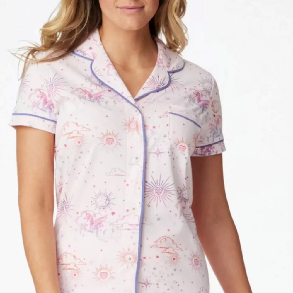 Roller Rabbit Rainbow Fairytale Polo Pajamas-- Size Medium